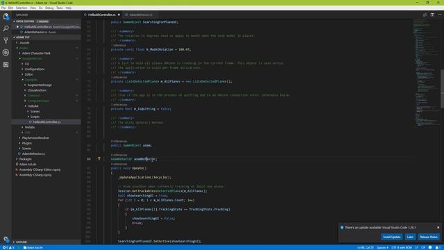 Bringing Adam to life using ARCore