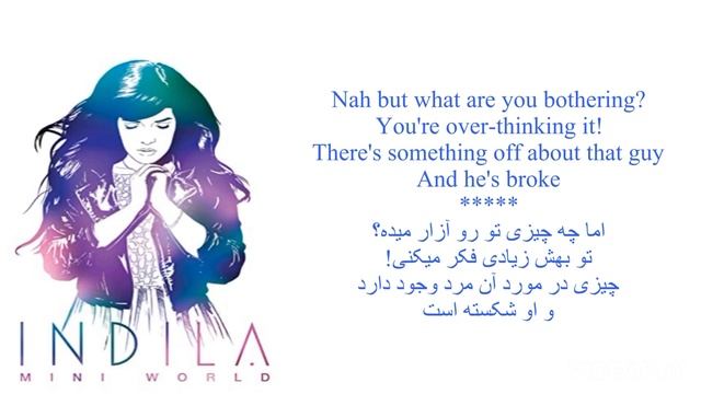 Indila  Ainsi bas la vida  Persian  English translation