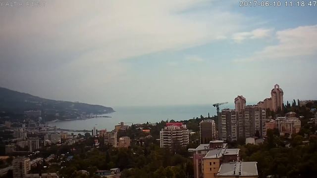Камера - Ялта, Крым 2017-06-10. День за 5 минут
