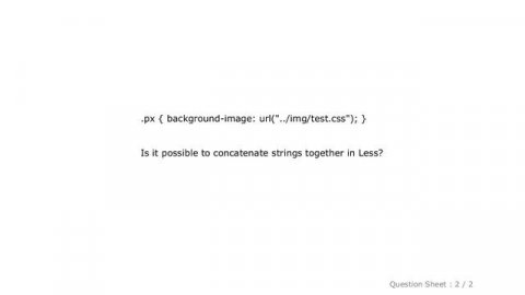 CSS : Concatenate strings in Less