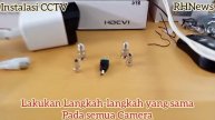 TUTORIAL INSTALASI CCTV 4 Camera / 8 Camera | Monitor via HP Android iPhone