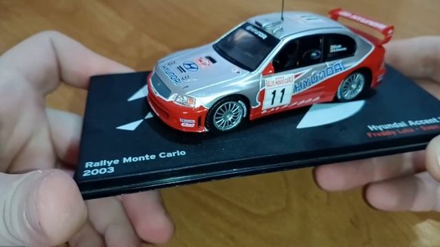 Обзор масштабной модели Hyundai Accent WRC. Раллийный вариант.mp4