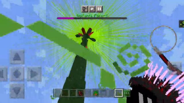 Shin Godzilla VS Biollante MOD - Minecraft PE Mob Fight