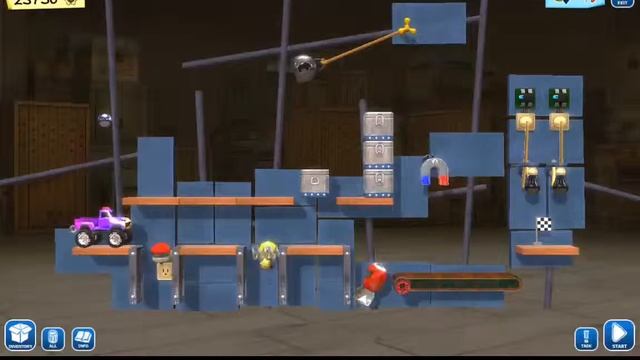 Crazy machines golden gear - 14. Trial - 3 STARS solution