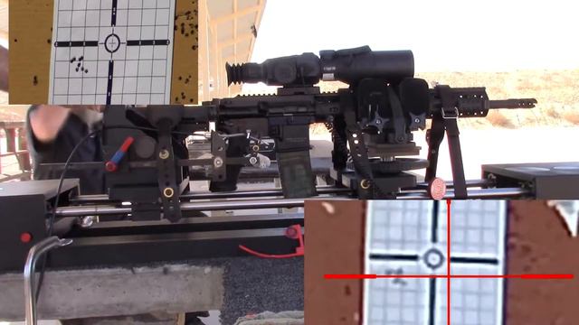 H&K 556,Ransom Rest, ATN scope, and WOW !! 30 round group shots