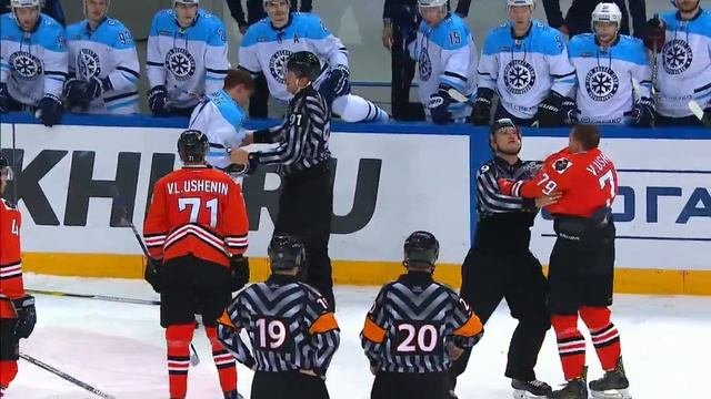 KHL Fight: Slava Ushenin VS Shumakov