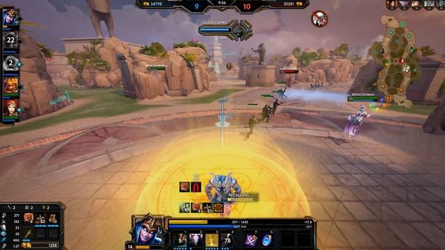 Smite gameplay #21 - Loki "The early pressure is real..!?" (Best Loki Build) - New Clash map