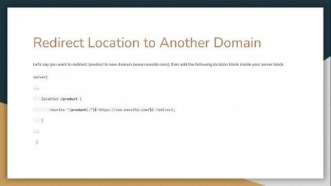 How to Redirect Location to Another Domain in NGINX