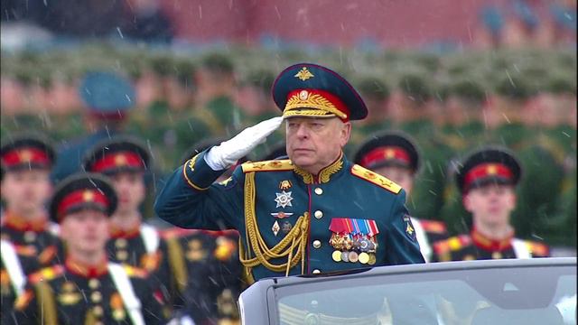 Владимир Путин. Парад Победы на Красной площади 9 мая 2024 года