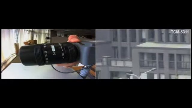 TCM-5311 Back Focus Adjustment with PLEN-0205