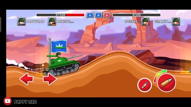 Hills of Steel. Доминирование. Полный разнос на первом черепке. Танчики android.