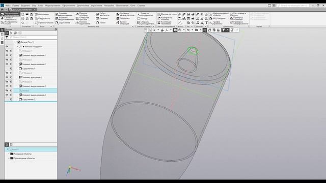 Моделирование бутылки в компас 3D!!!