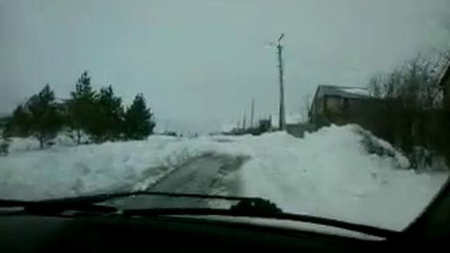Коелга. Снег в конце апреля.