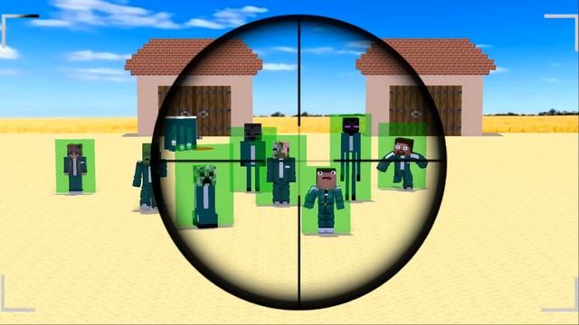 SQUID GAME CHALLENGE - Monster School - Minecraft Animation