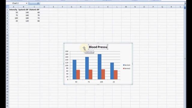 How To Create Graphs in Excel 2007