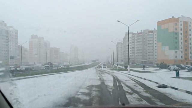 Вот и зима пришла в Витебск? 17 ноября 2022 года