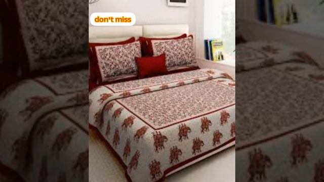 floral bed sheet #printed bed sheet design #summer season #eid collection #2023#subscribe