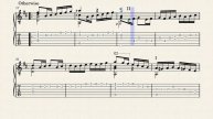 First Branle of Malte – Adrien Le Roy - Tablature