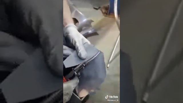 Как сделать бампер без шпатлёвки сразу под грунт #кузовнойремонт #полезноевидео