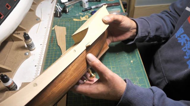 Red Dragon, Chinese Junk, Part 7,  adding the upper hull.