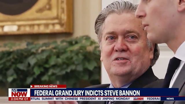 Steve Bannon indicted by federal grand jury | LiveNOW from FOX