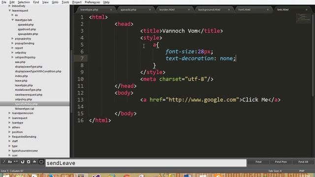 How to apply CSS Style in khmer 8