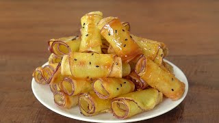 Домашние чипсы из сладкого картофеля | 100% сладкий картофель | Приготовление закусок