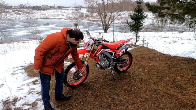 Живой обзор кроссового мотоцикла Motoland XR250.