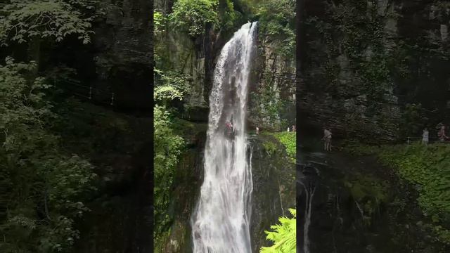 Абхазия, водопад Великан или по-другому Гигант СЕГОДНЯ (конец августа, ЛЕТО-2024)