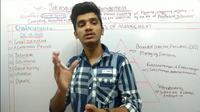 Introduction Of Management || Characteristics & Levels Of Management.class 11th OCM Business Studie