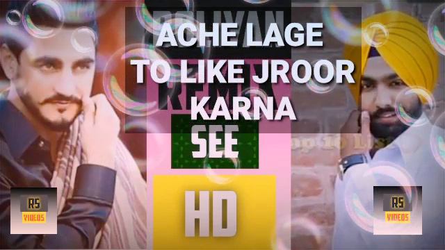 REMIX PUNJABI BOLIYAN / KULWINDER BILLA AND AMMY VIRK / FULL INTERTAINMENT / RS VIDEO