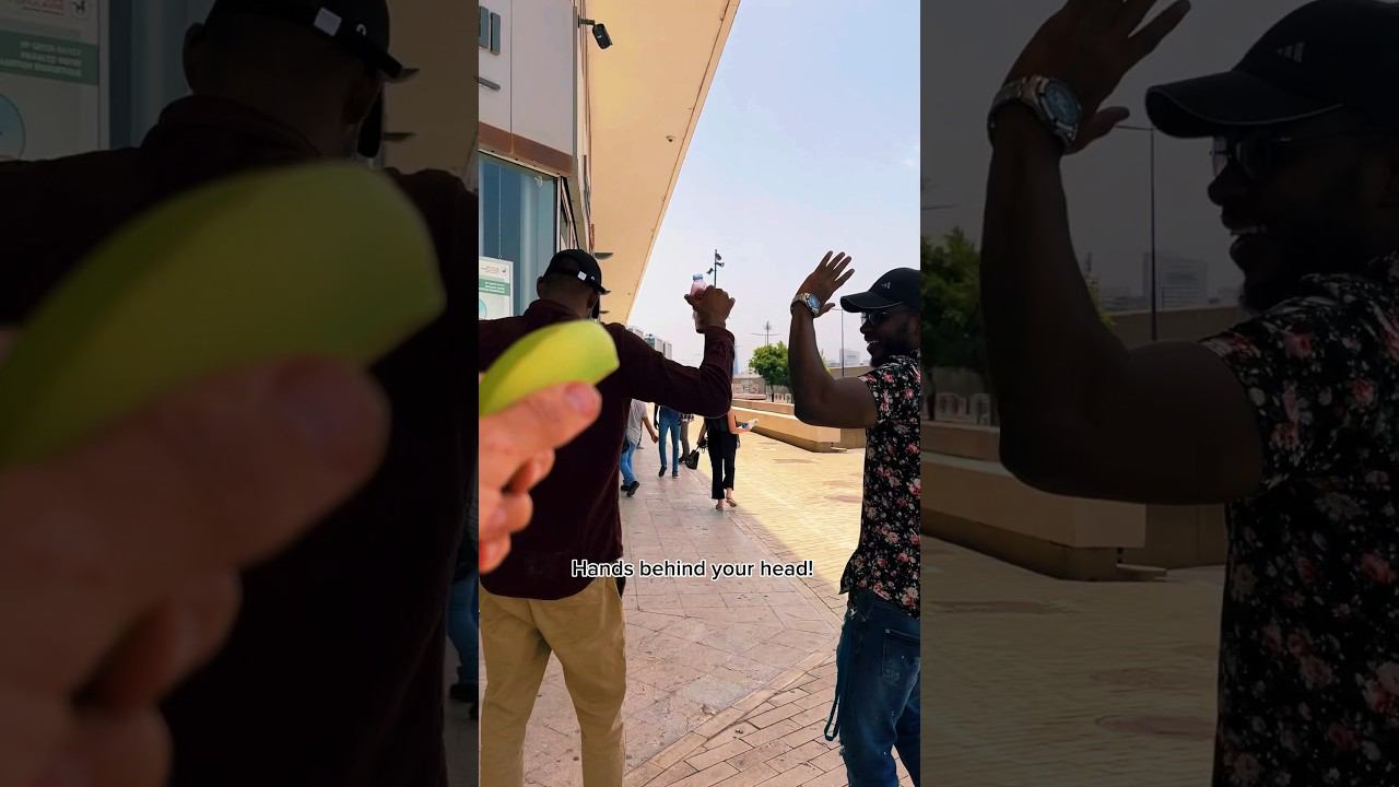 Prank. Banana robbery in Maroko Пранк в Марокко  #русскиевафрике #tiktok