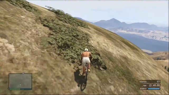Grand Theft Auto 5  XpertThief EXTREME MOUNTAIN BIKING RACE!!!
