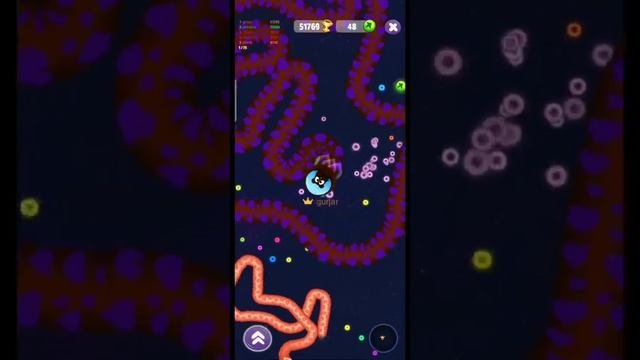 Little Devil Snake vs Noob snakes in space trails snake game my talking tom