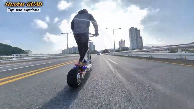 ?Multilingual subUseful tips from experience!Hunter QUAD Electric hyper scooter전동킥보드