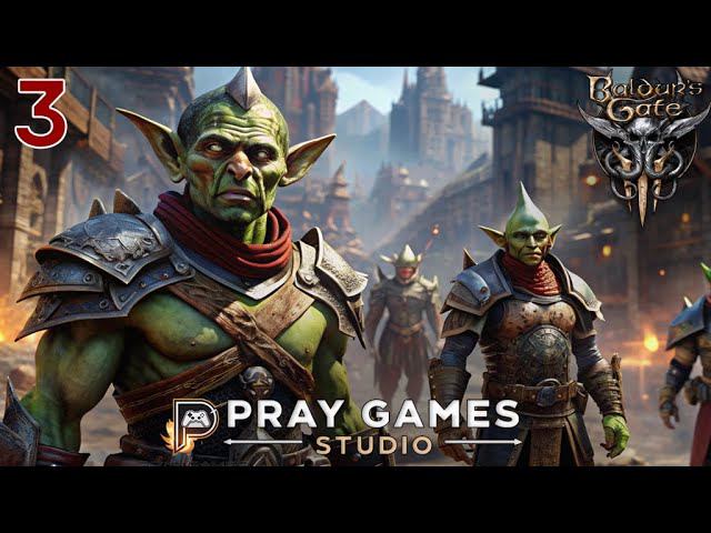 ЗАСАДА ОРКОВ - Baldur’s Gate 3 - Слепое прохождение (3)