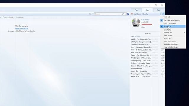 How to Burn Music to a CD (Windows 10/11) 2023
