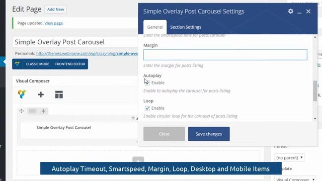 How to Use "Simple Overlay Post" with Carousel