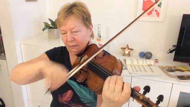 N. Minko - Caprice for the  beginners -  String G and flajolets