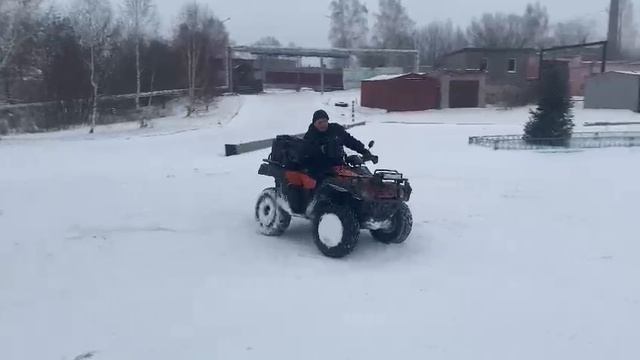 Квадроцикл STELS ATV 300B Зимний Дрифт.mp4
