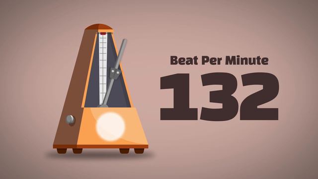 132 BPM Metronome 1Hour
