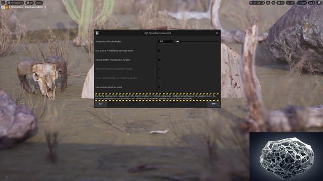 62 Как создать скриншот (Camera) в Unreal Engine