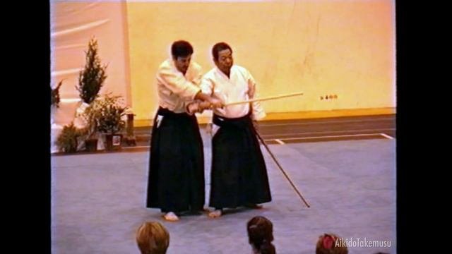 MORIHIRO SAITO Sensei - KUMITACHI 1  4 VARIATIONS  Aikido Lost Seminar France 1989