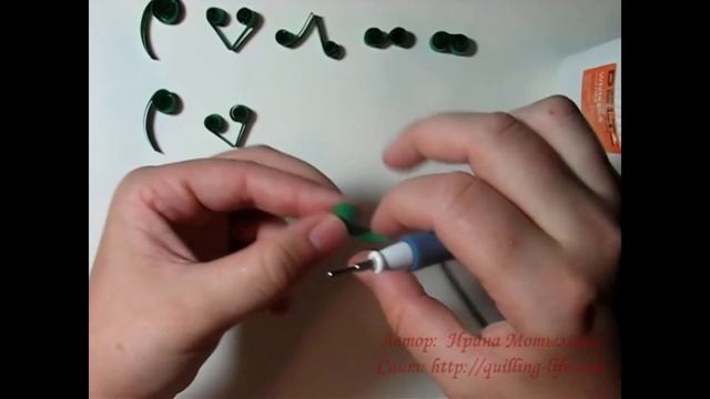 Lesson 12 - Open Shapes of quilling | Урок 12 - Открытые элементы квиллинга