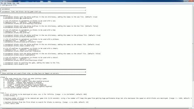 VeinMiner 1.7.10 adding blocks
