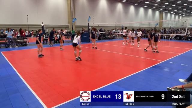 4-9-22 Excel 13 Blue VS Willowbrook 13 Gold