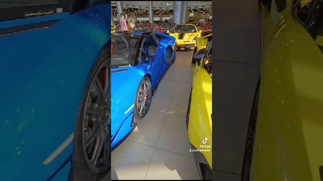 Автосалон спорткаров в Дубае #тачкивдубае #дубай #автовдубае