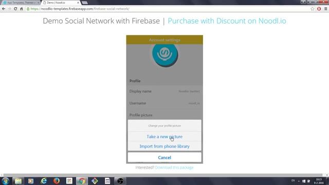 Bootstrap a social network with Firebase and Ionic AngularJS
