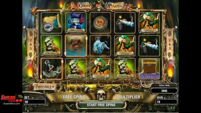 Surprising £2513 Win -  Free Games -  Ghost Pirates Online Slot Review