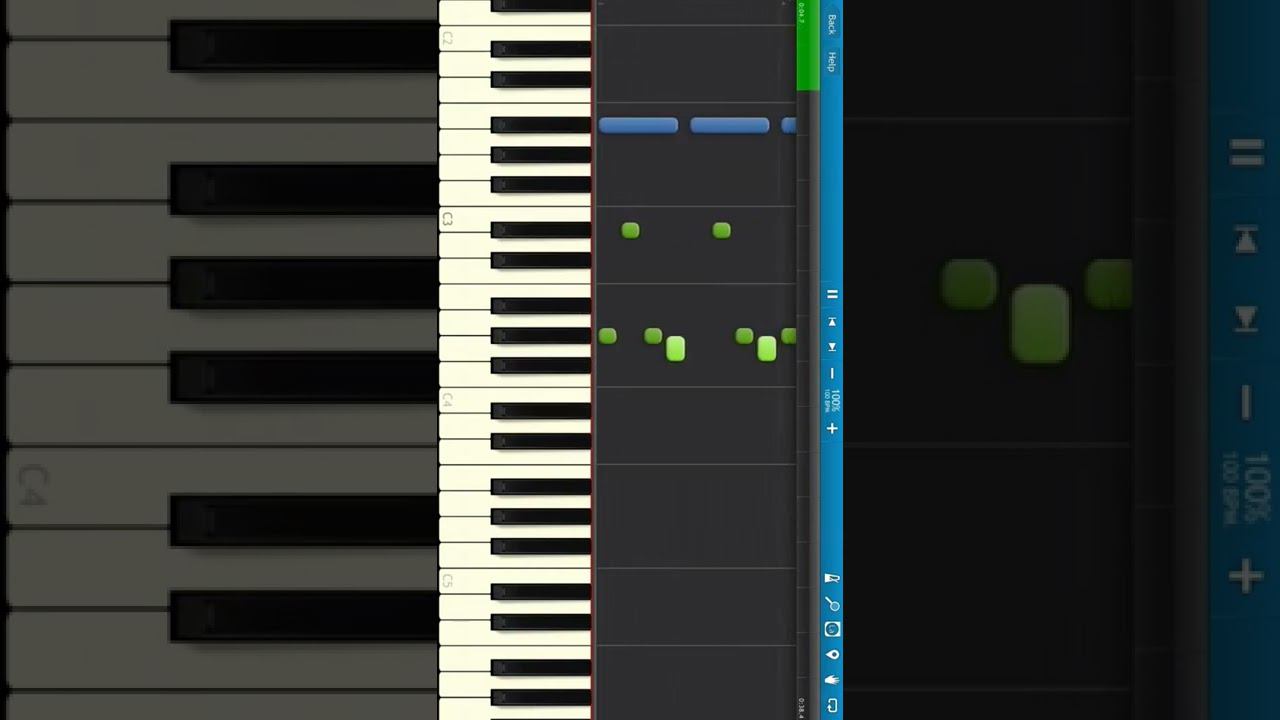 CENTR - Понедельник - Как играть на пианино #shorts #pianotutorial #synthesia